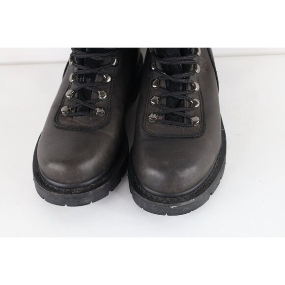 Vtg 90s Cat Caterpillar Men 8M Distressed Goretex Leather Waterproof Work Boots main image 9